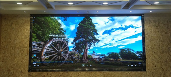 臨沂市--某政府 P2室內(nèi)全彩屏6.954平方